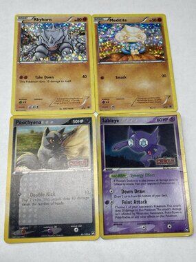 Pokemon Card Lot Sableye Stamped Power Keepers Poochyena Stamped McDonalds Holo